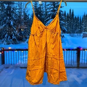 Wild Fable Gold BabyDoll Dress